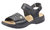 RIEKER 64560-01 Musta sandaali
